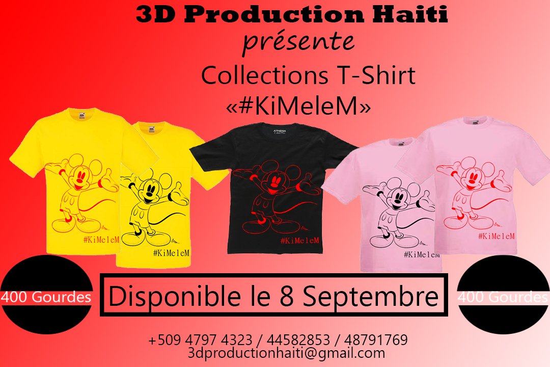 T shirt #KiMeleM