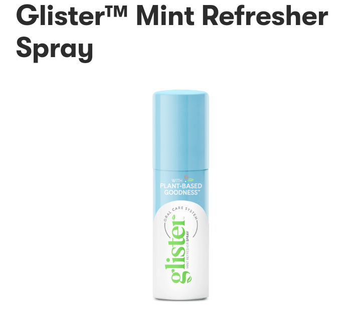 Spray glister