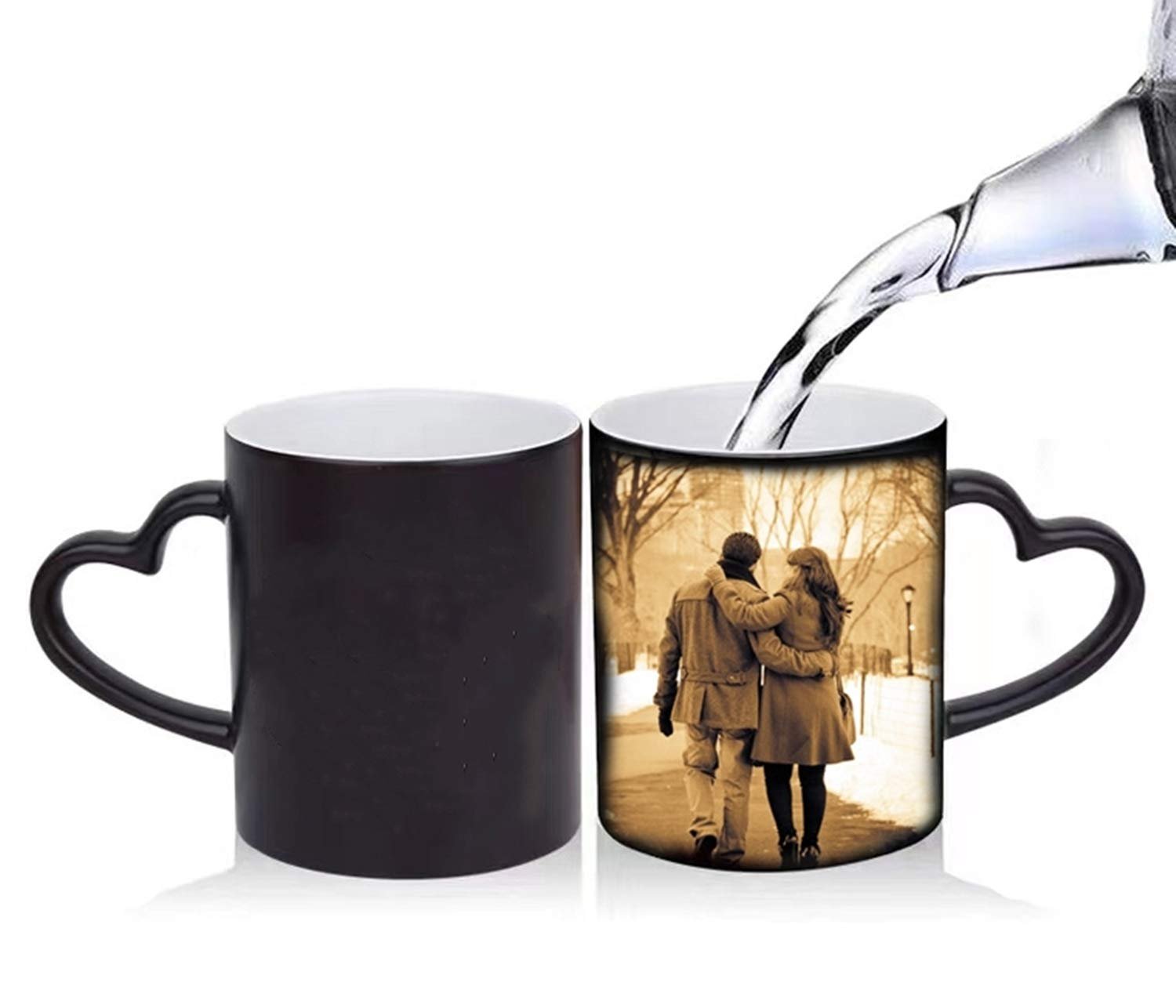 Tasse magique cœur ❤️ personnalisée